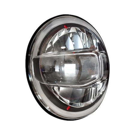 Kento Gear HLCJL017 in. Round Chrome Projector LED Headlights for 2020 Jeep Gladiator KE3578013